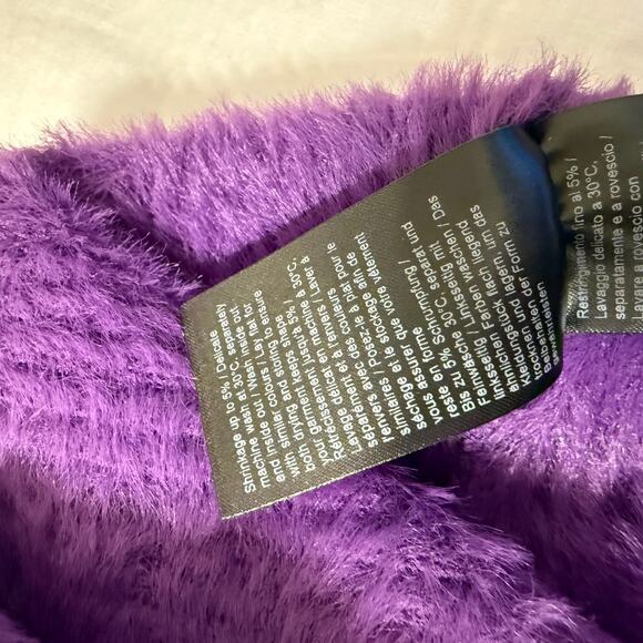 OVAL SQUARE Women’s SMALL Young Sweater Knit Crop Top Short Sleeve Anthropologie - Picture 12 of 12